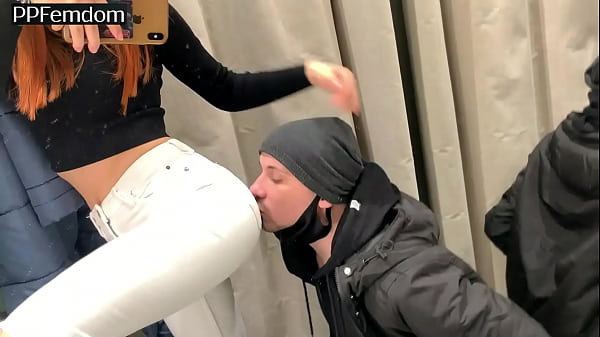 Public Femdom Worship Goddess Kira  in Jeans Petite Princesses FemDom